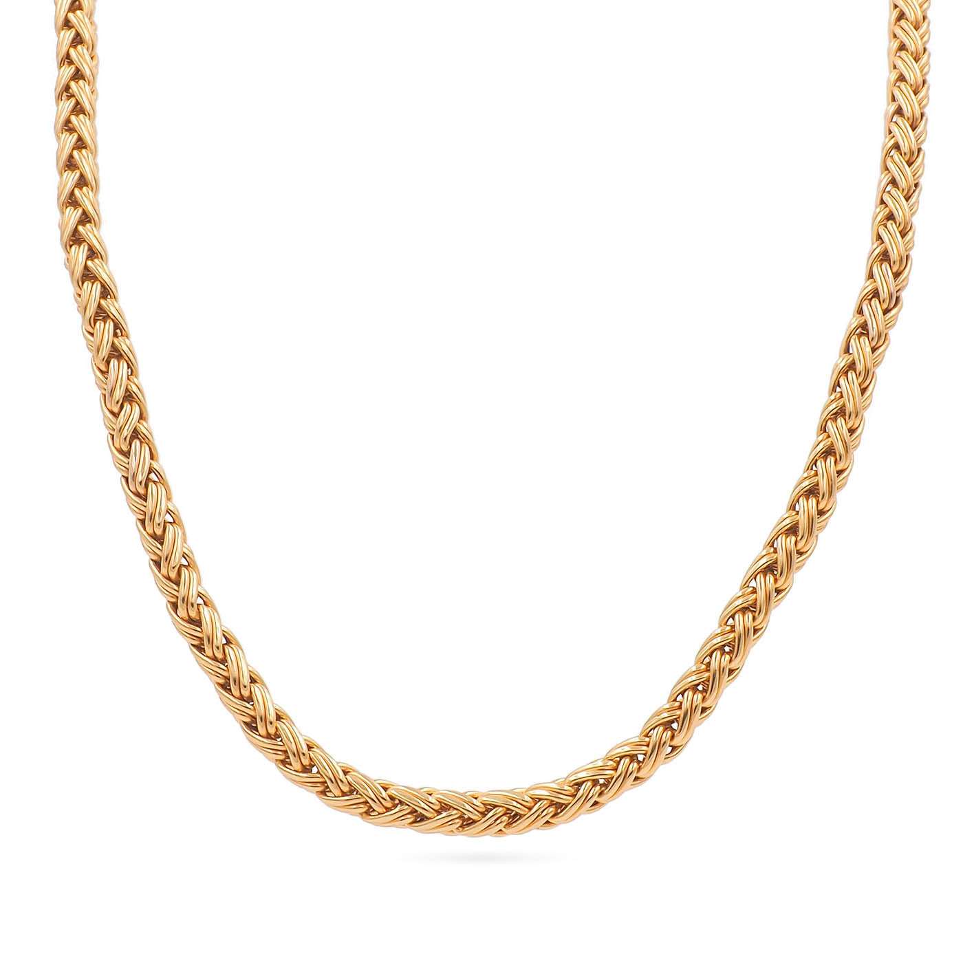 Vintage Woven Gold Chain Necklace by Tiffany & Co. – Platt