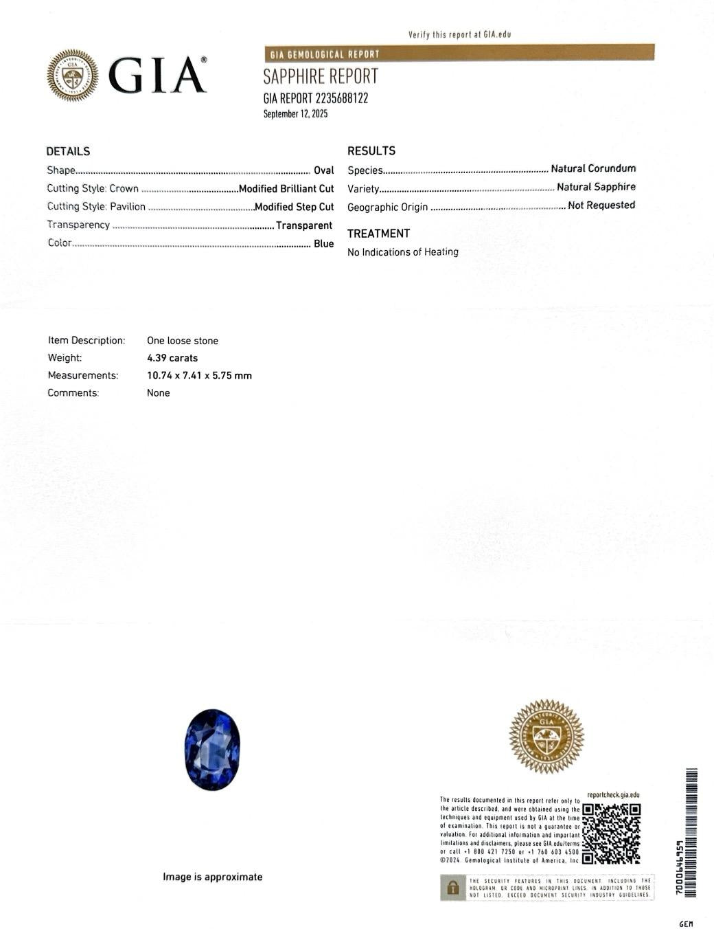 Victorian 4.39 Ct. Oval Sapphire & Diamond Cluster Engagement Ring