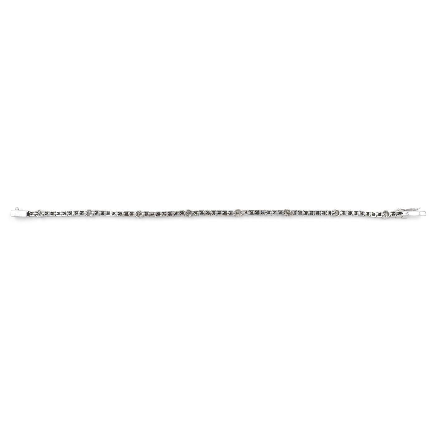 Vintage 3.00 Ctw. Diamond Line Bracelet
