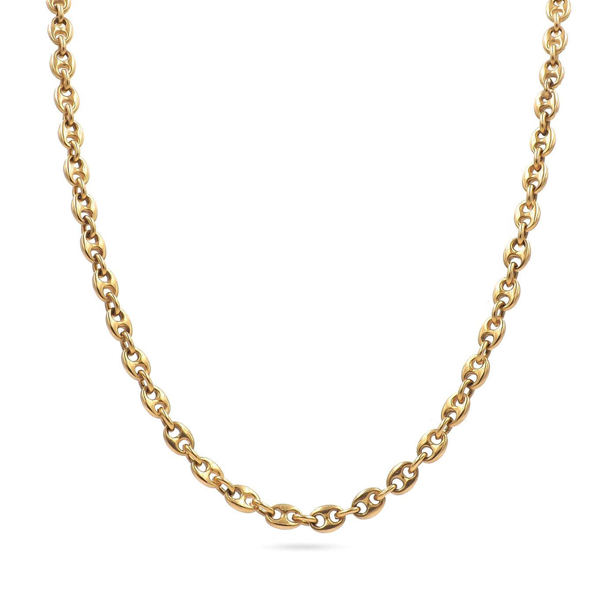 Vintage Mariner Link Gold Chain Necklace