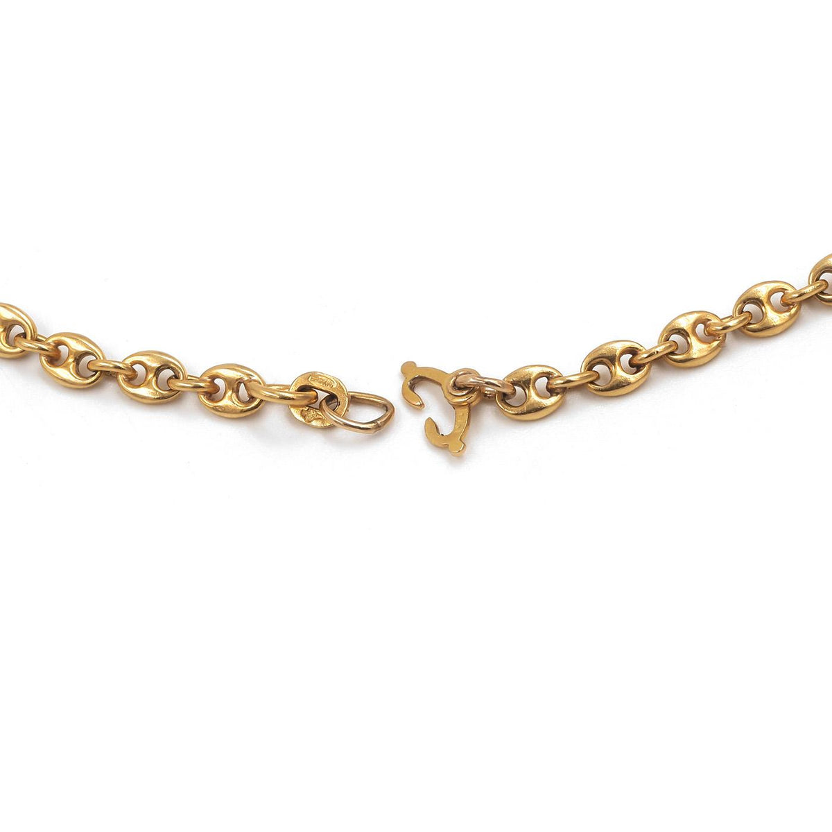 Vintage Mariner Link Gold Chain Necklace