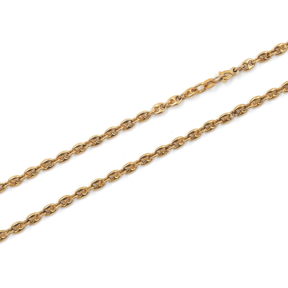 Vintage Mariner Link Gold Chain Necklace