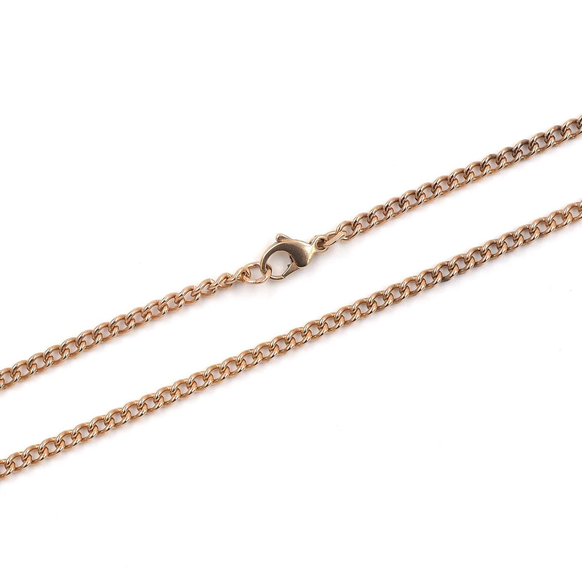 Vintage Curb Link Gold Chain Necklace