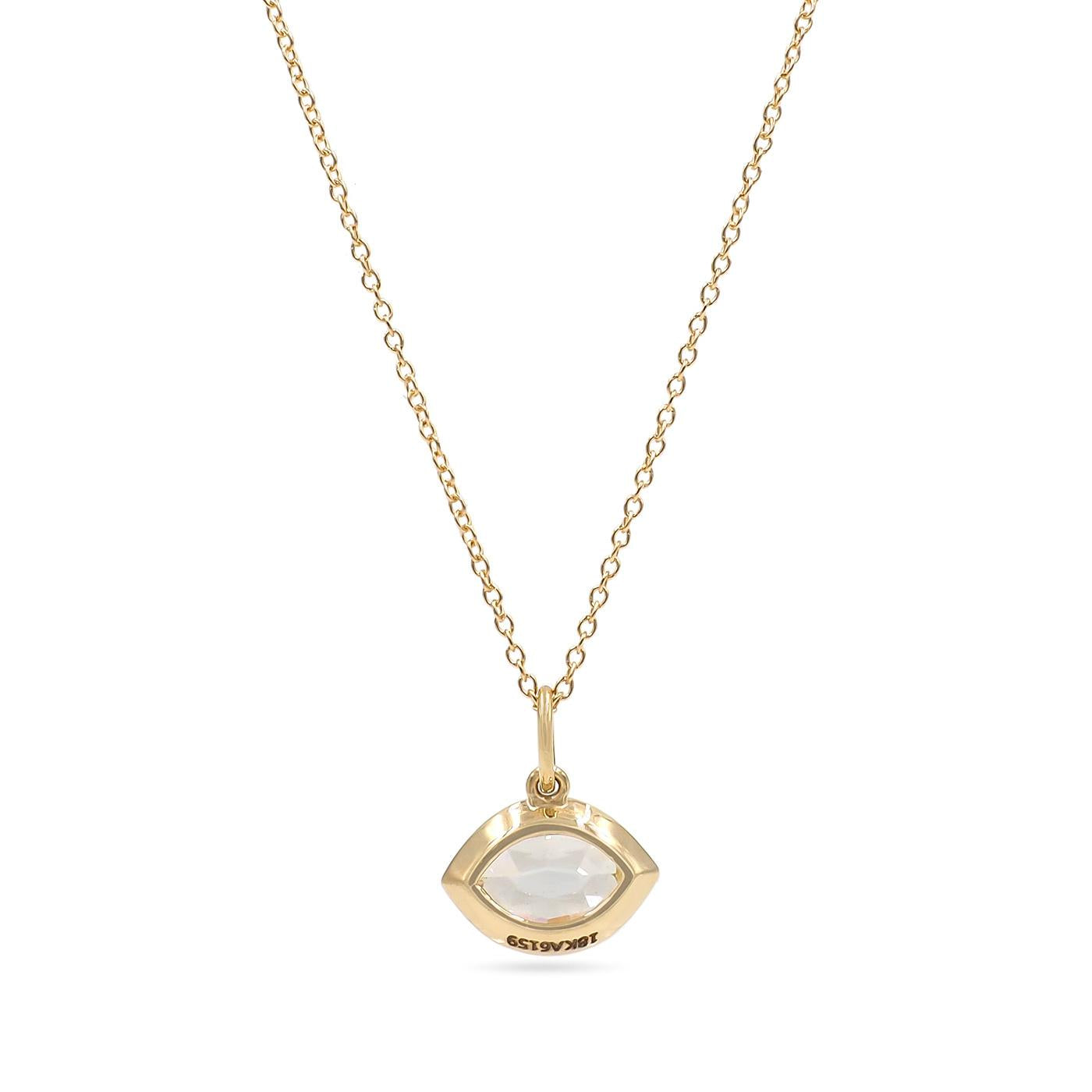 1.45 Ct. Oval Step Cut Diamond Pendant Necklace from Bespoke by Platt