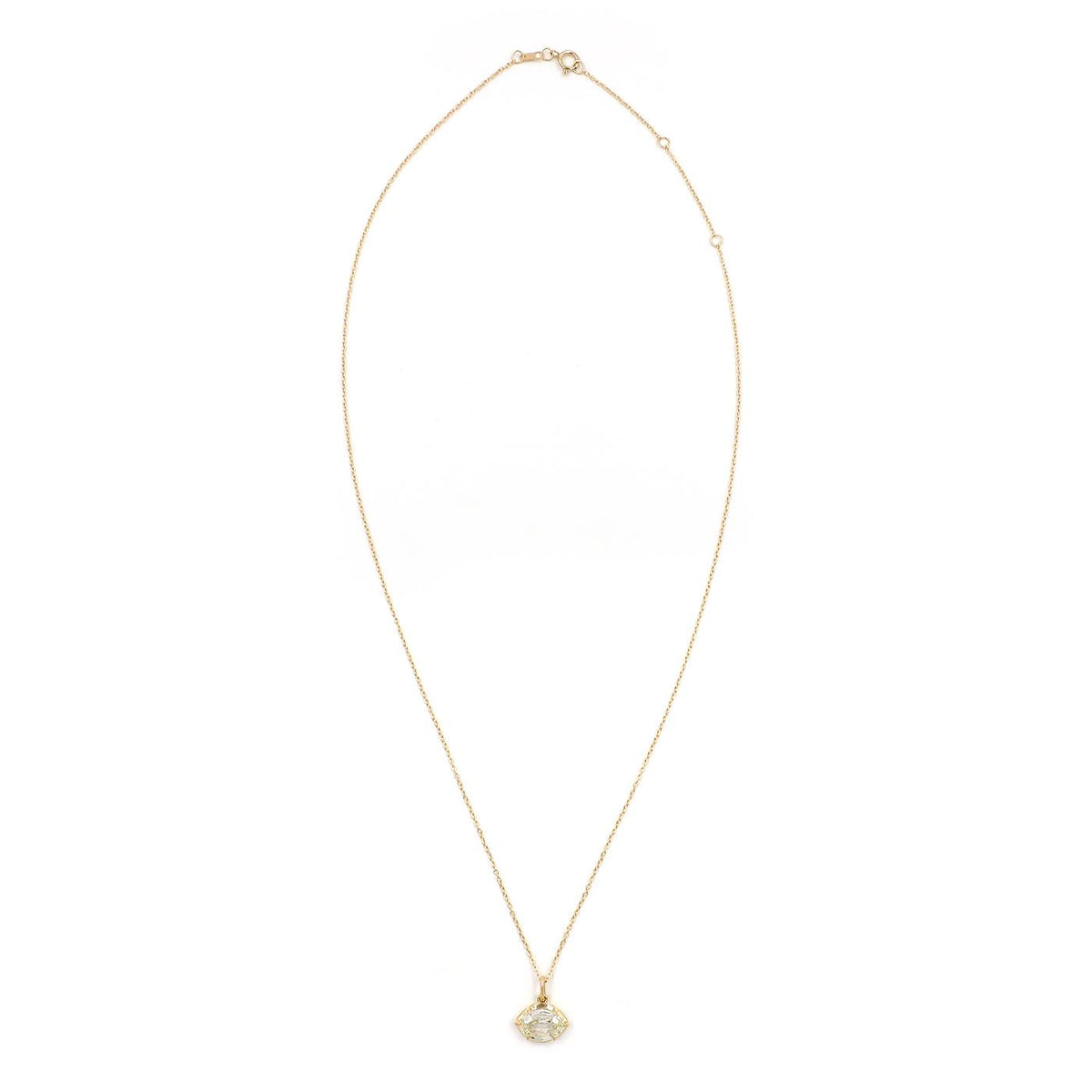 1.45 Ct. Oval Step Cut Diamond Pendant Necklace from Bespoke by Platt