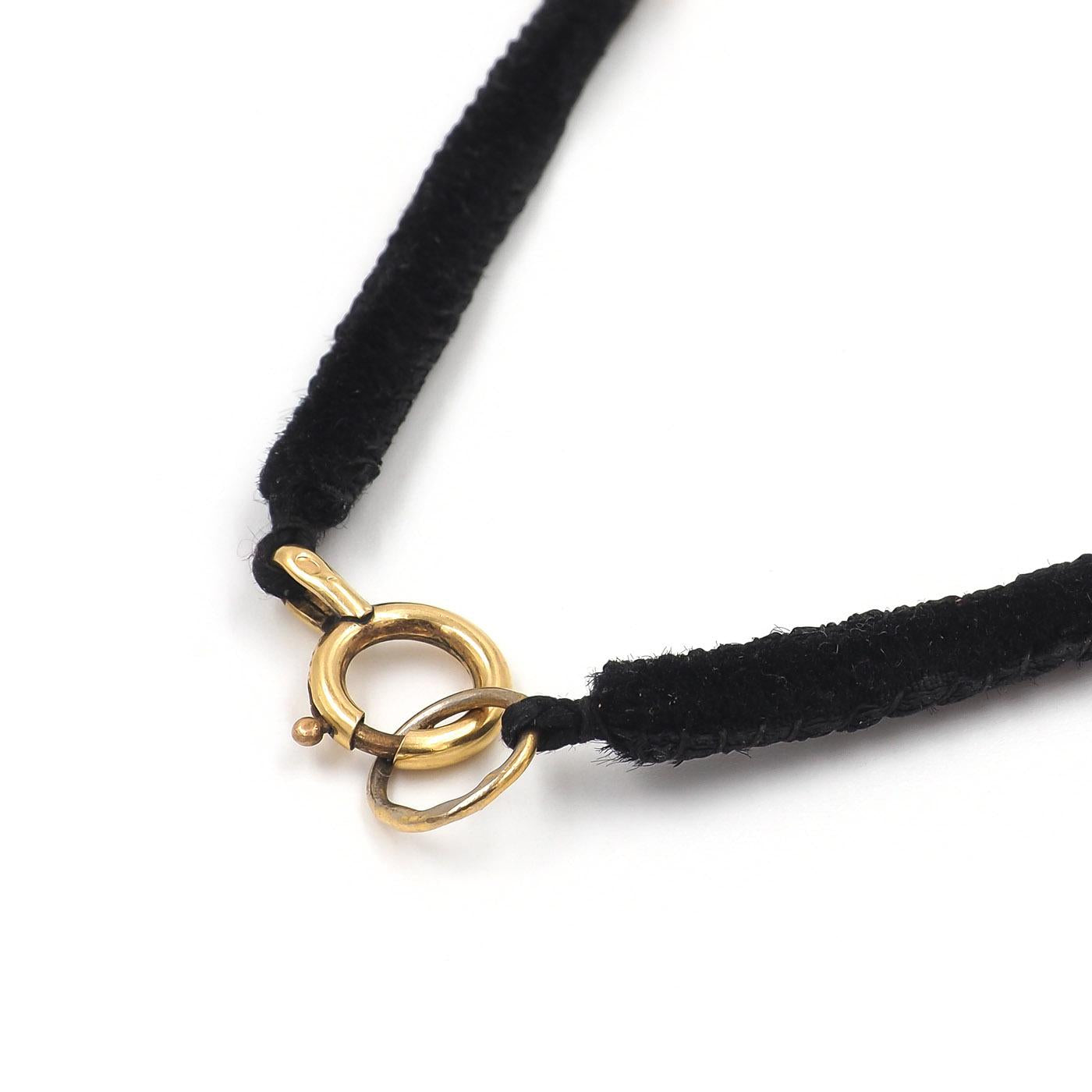 Georgian 0.50 Ctw. Rose Cut & Table Cut Diamond 'Swag' Chain Necklace