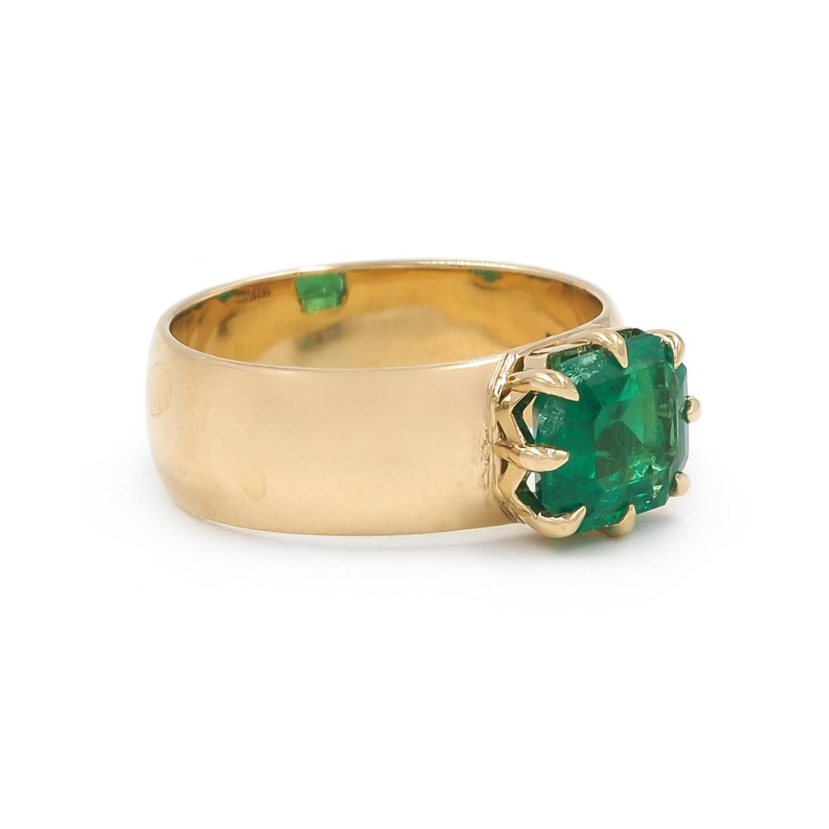 Victorian-Revival 1.58 Ct. Emerald Ring from Bespoke by Platt
