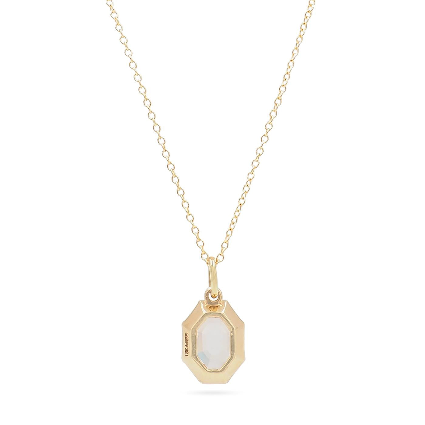 1.19 Ct. Octagonal Step Cut Diamond Pendant Necklace from Bespoke by Platt