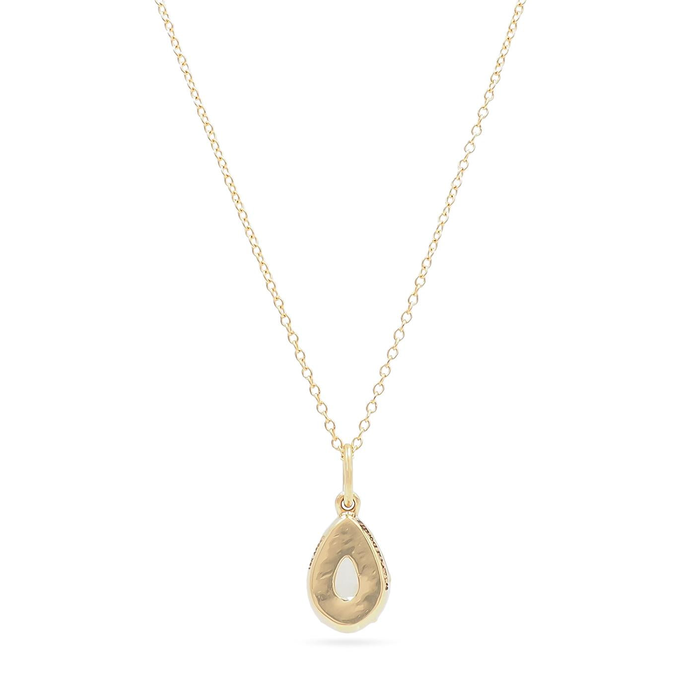 1.48 Ct. Pear-Shaped Step Cut Fancy Yellow Diamond Pendant Necklace from Bespo