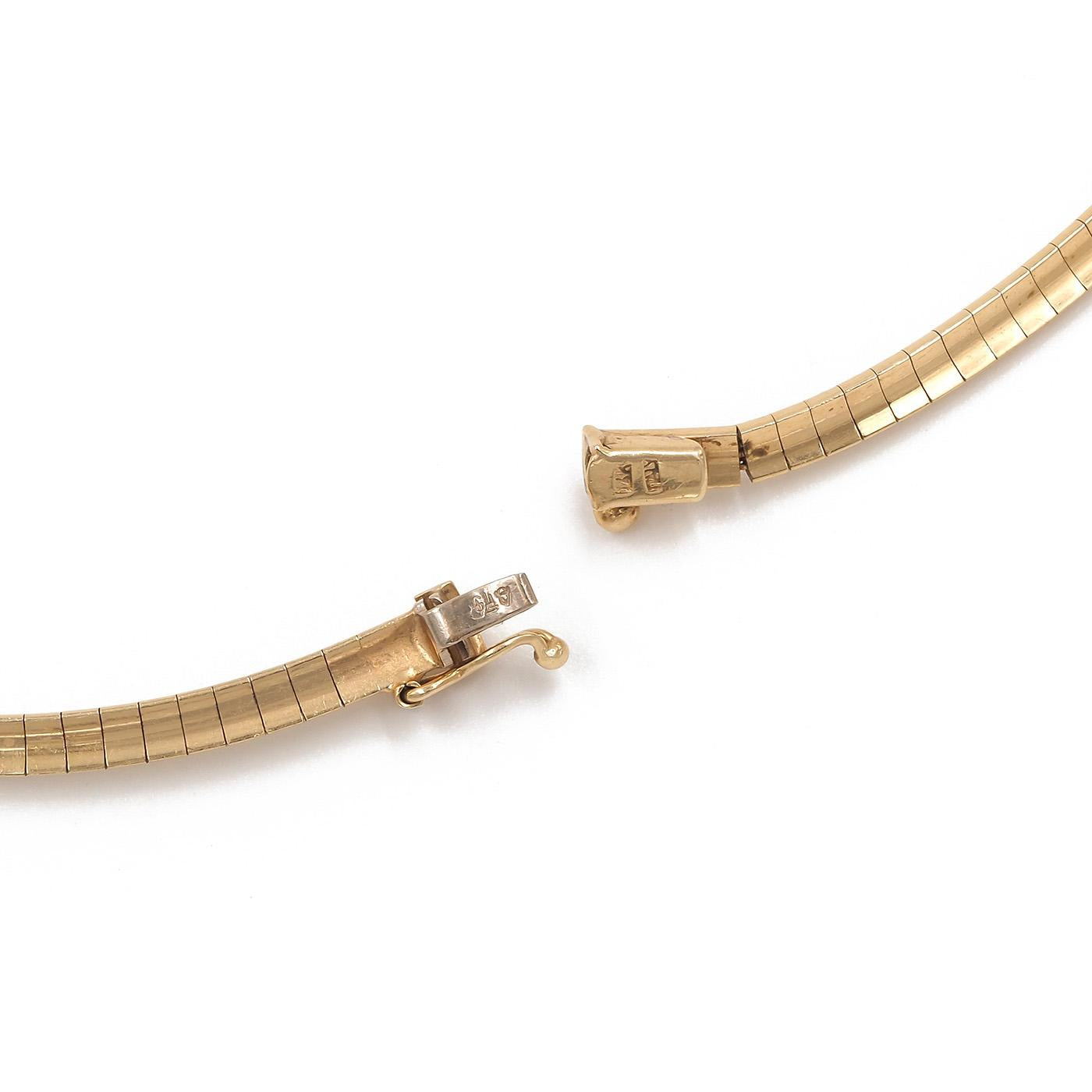 Vintage Omega Link Collar Necklace