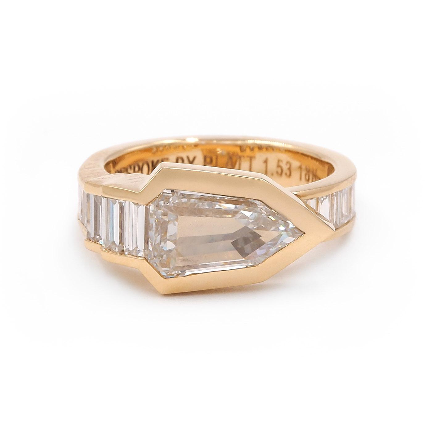 1.53 Ct. Step Cut Diamond ‘Robyn Ring’ from Bespoke by Platt