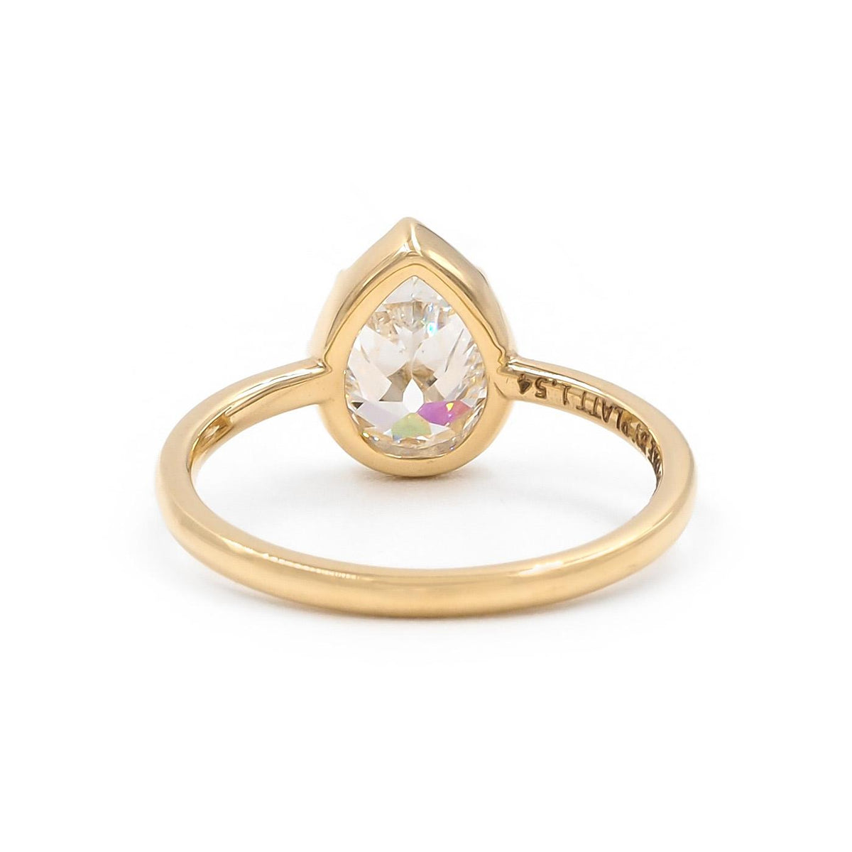 1.54 Ct. Pear-Shaped Diamond Solitaire Engagement Ring from Bespoke by Platt