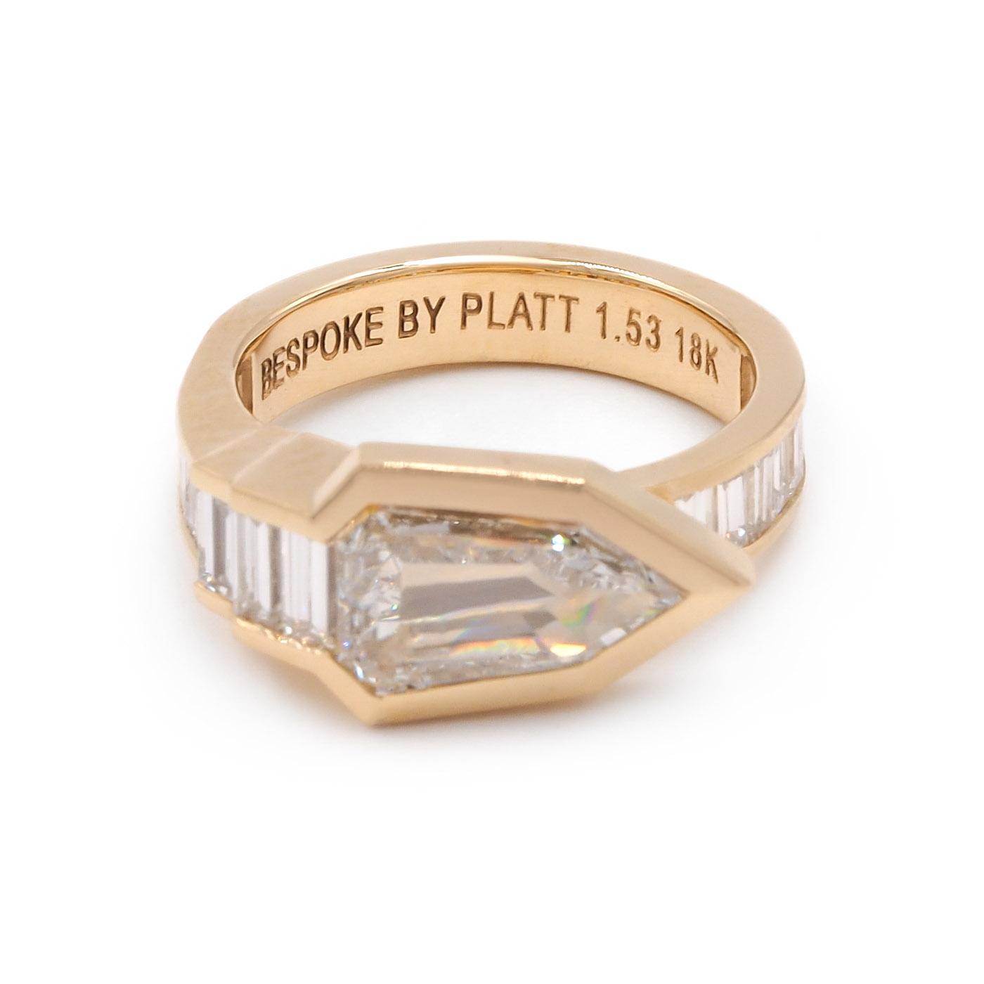 1.53 Ct. Step Cut Diamond ‘Robyn Ring’ from Bespoke by Platt