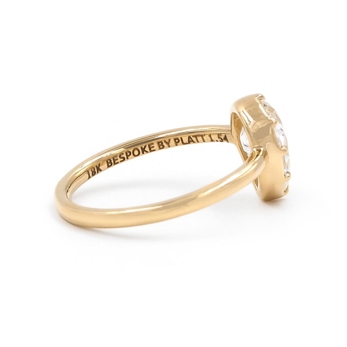 1.54 Ct. Pear-Shaped Diamond Solitaire Engagement Ring from Bespoke by Platt
