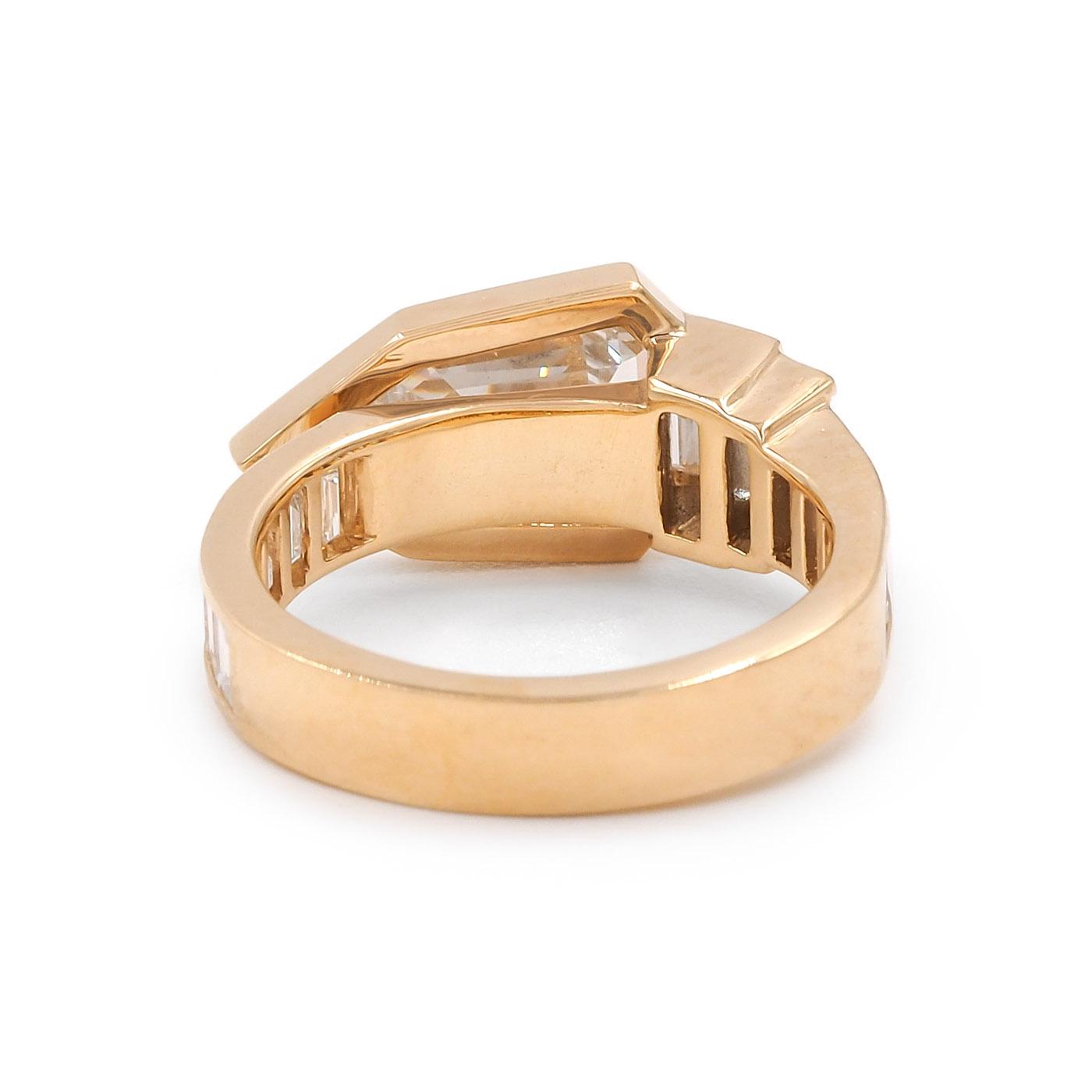 1.53 Ct. Step Cut Diamond ‘Robyn Ring’ from Bespoke by Platt