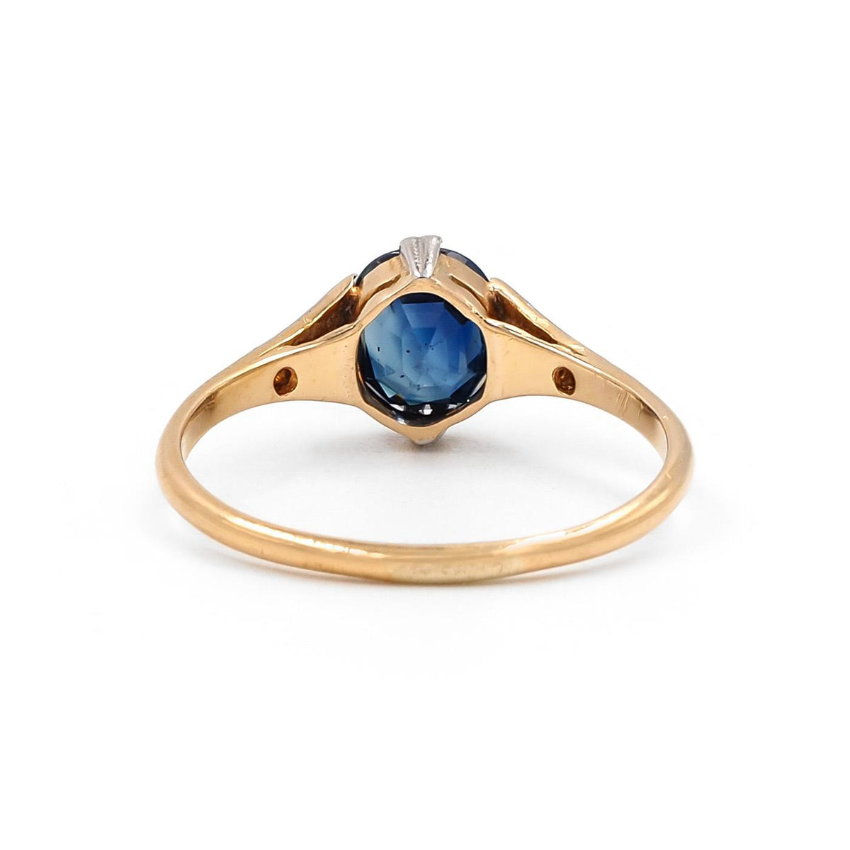Edwardian 1.52 Ct. Sapphire & Diamond Ring