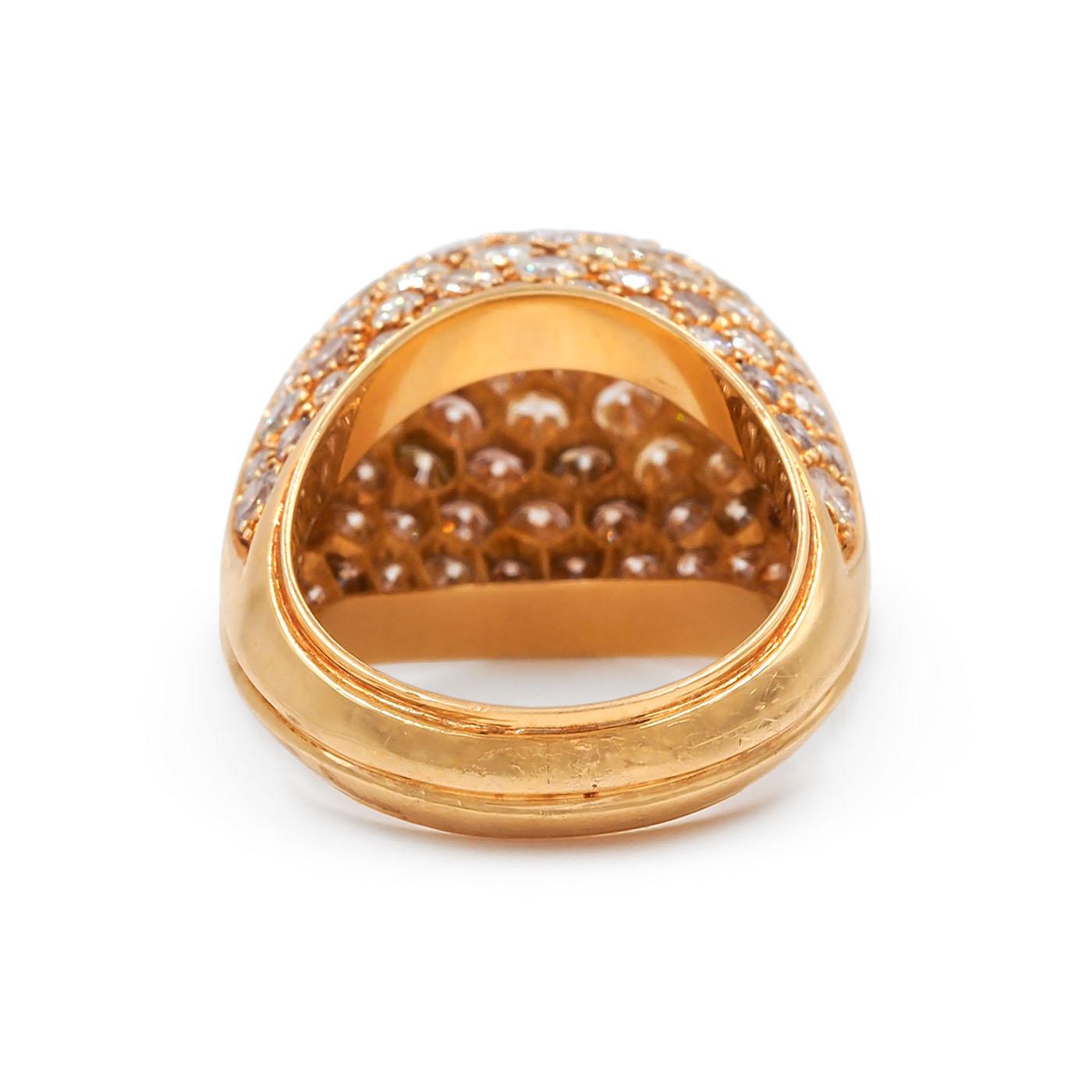 Vintage 2.50 Ctw. Round Brilliant Cut Diamond High Dome Ring