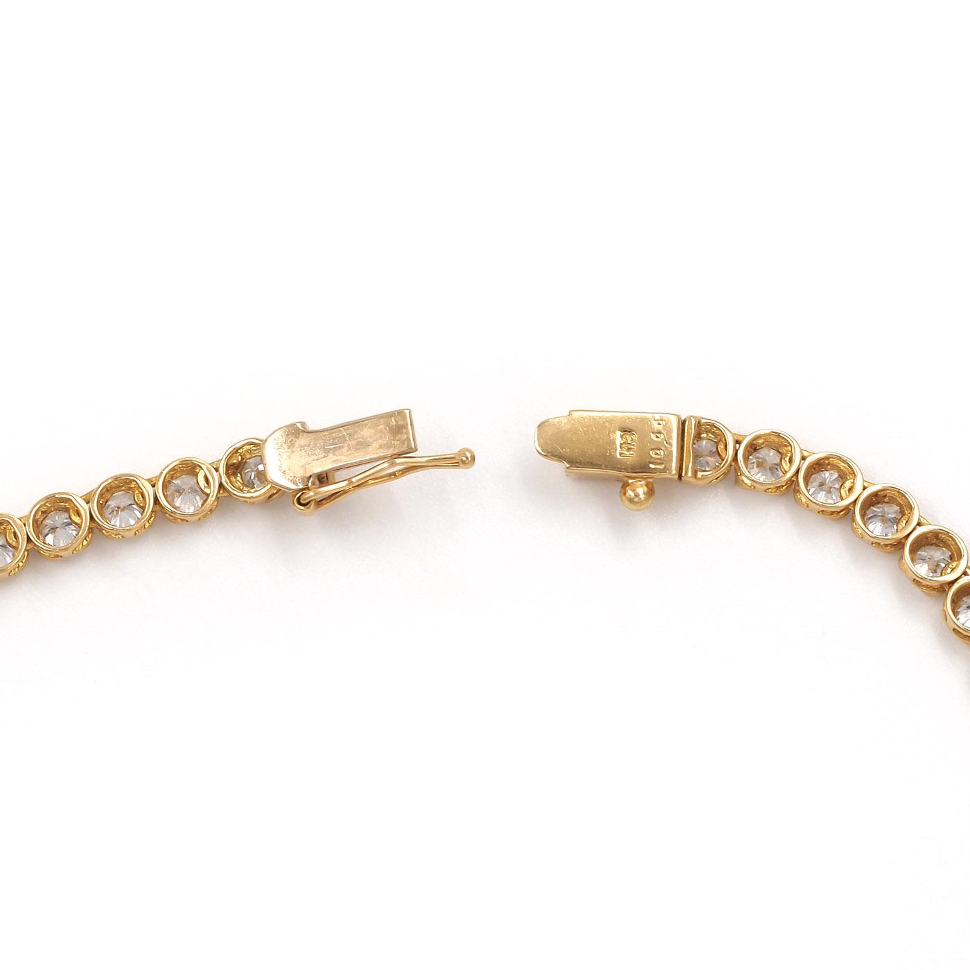 18.40 Ctw. Old European Cut Diamond Rivière Necklace from Bespoke by Platt