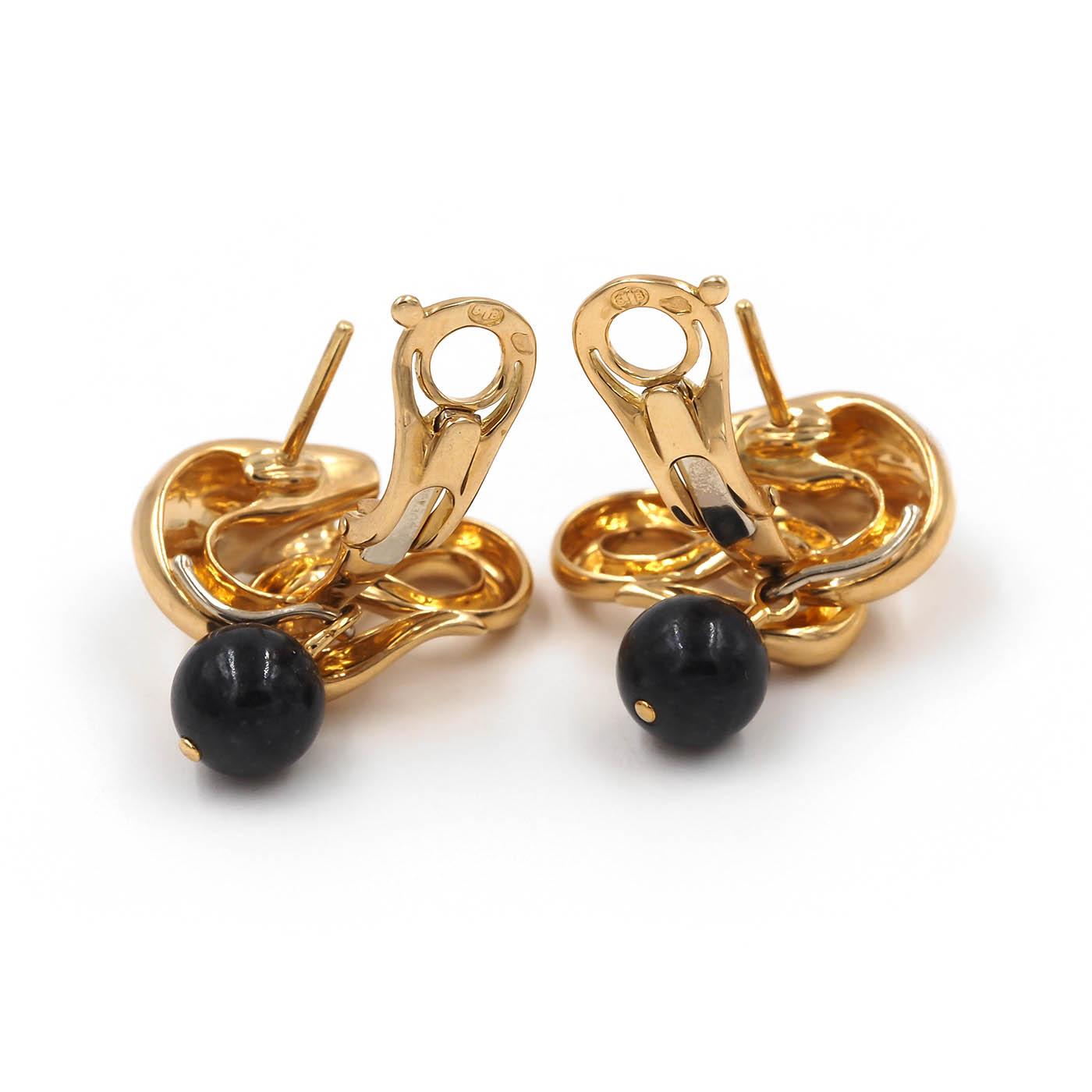 Serpent & Black Jade 'Trouble' Earrings by Boucheron
