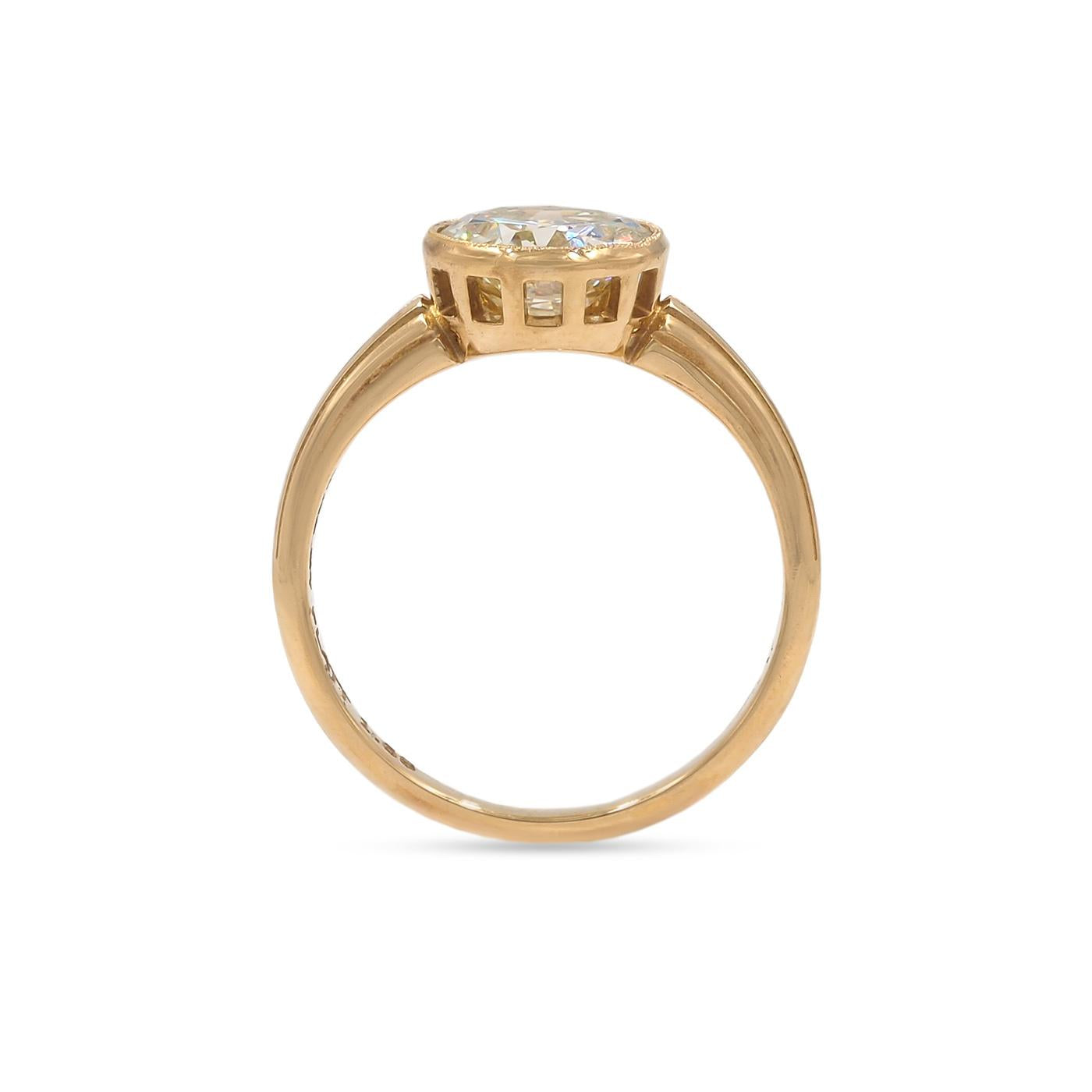 1.68 Ct. Transitional Cut Diamond Engagement Ring from Bespoke by Platt