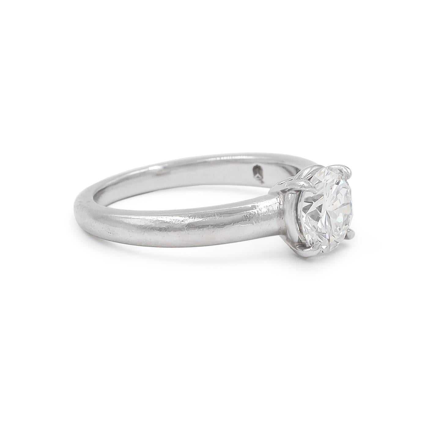 1.03 Ct. Round Brilliant Cut Diamond Solitaire Engagement Ring by Taffin