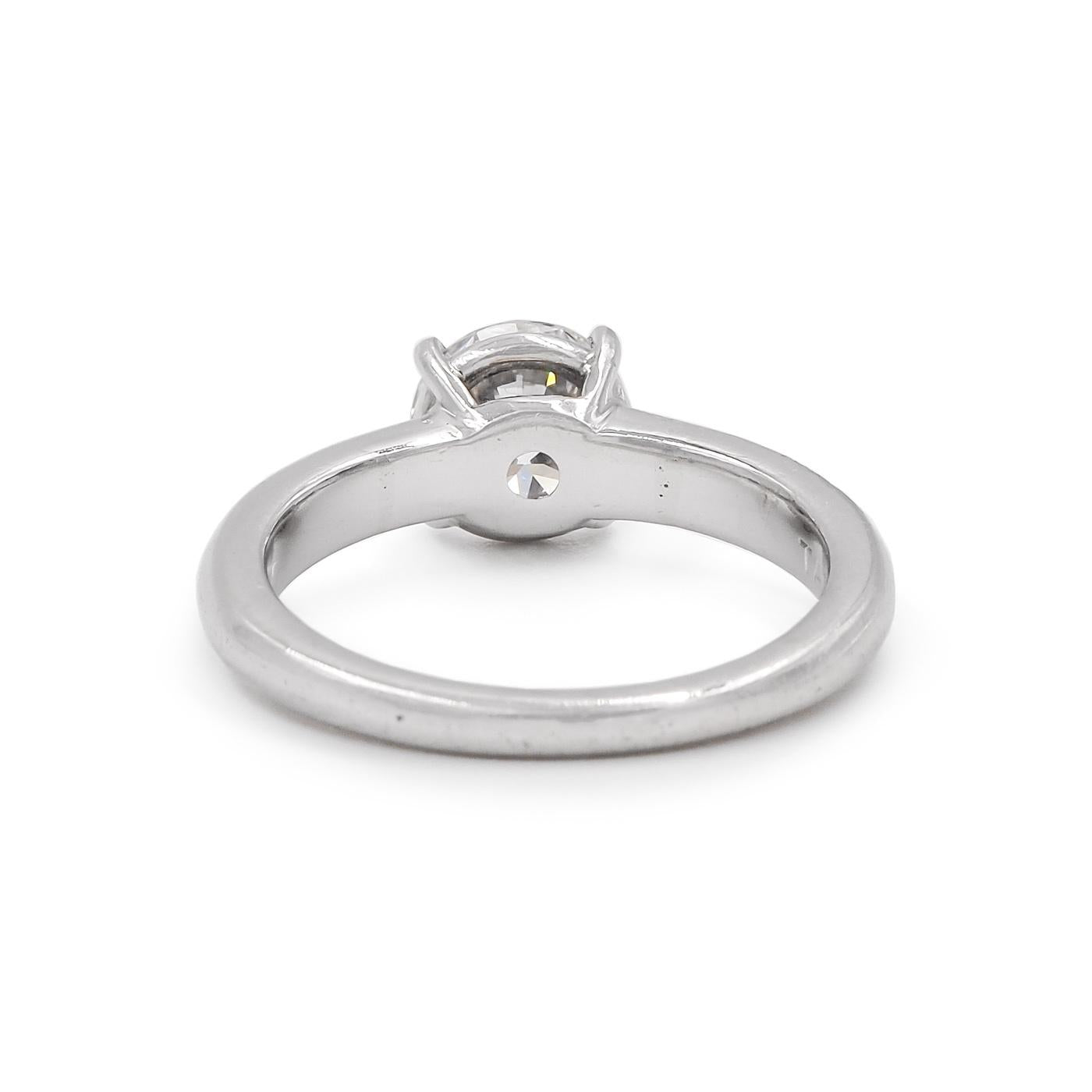 1.03 Ct. Round Brilliant Cut Diamond Solitaire Engagement Ring by Taffin