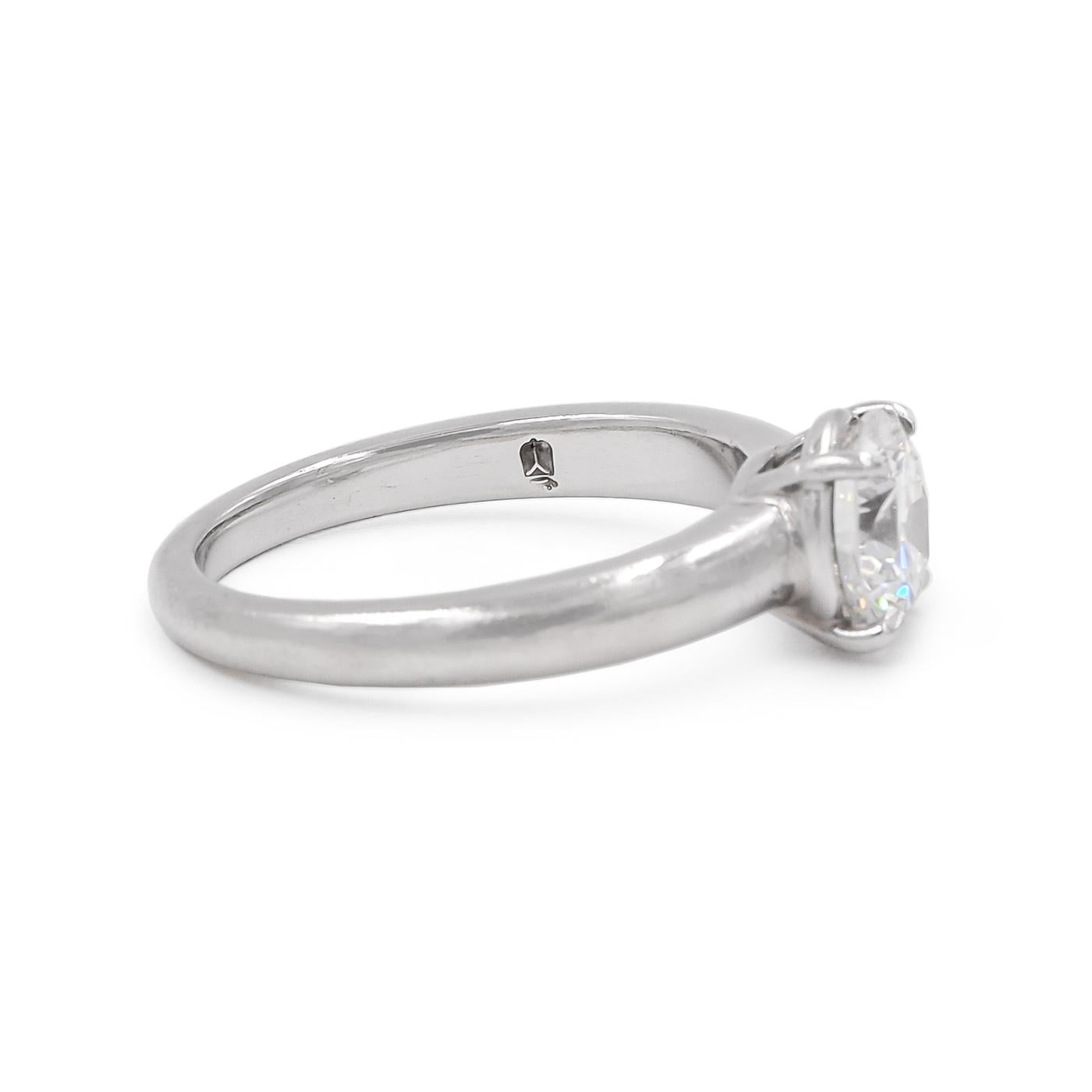 1.03 Ct. Round Brilliant Cut Diamond Solitaire Engagement Ring by Taffin