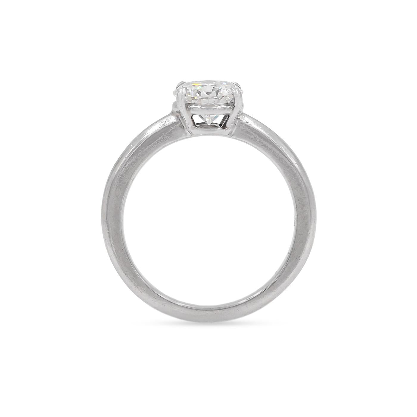 1.03 Ct. Round Brilliant Cut Diamond Solitaire Engagement Ring by Taffin