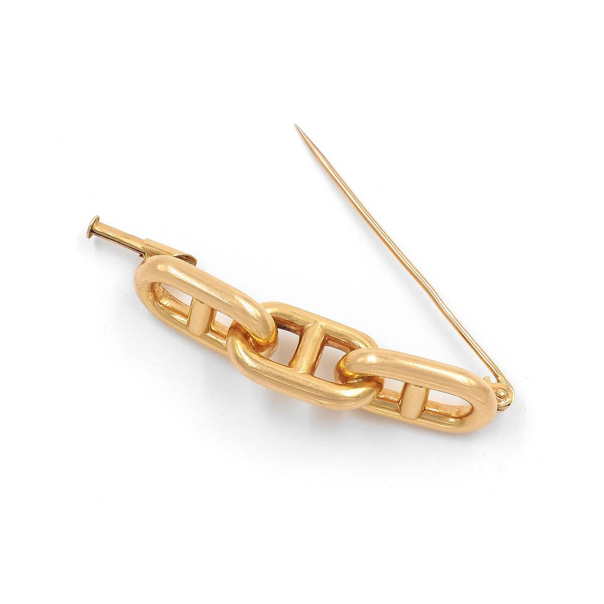 Vintage Triple Mariner Link Brooch by Hermès