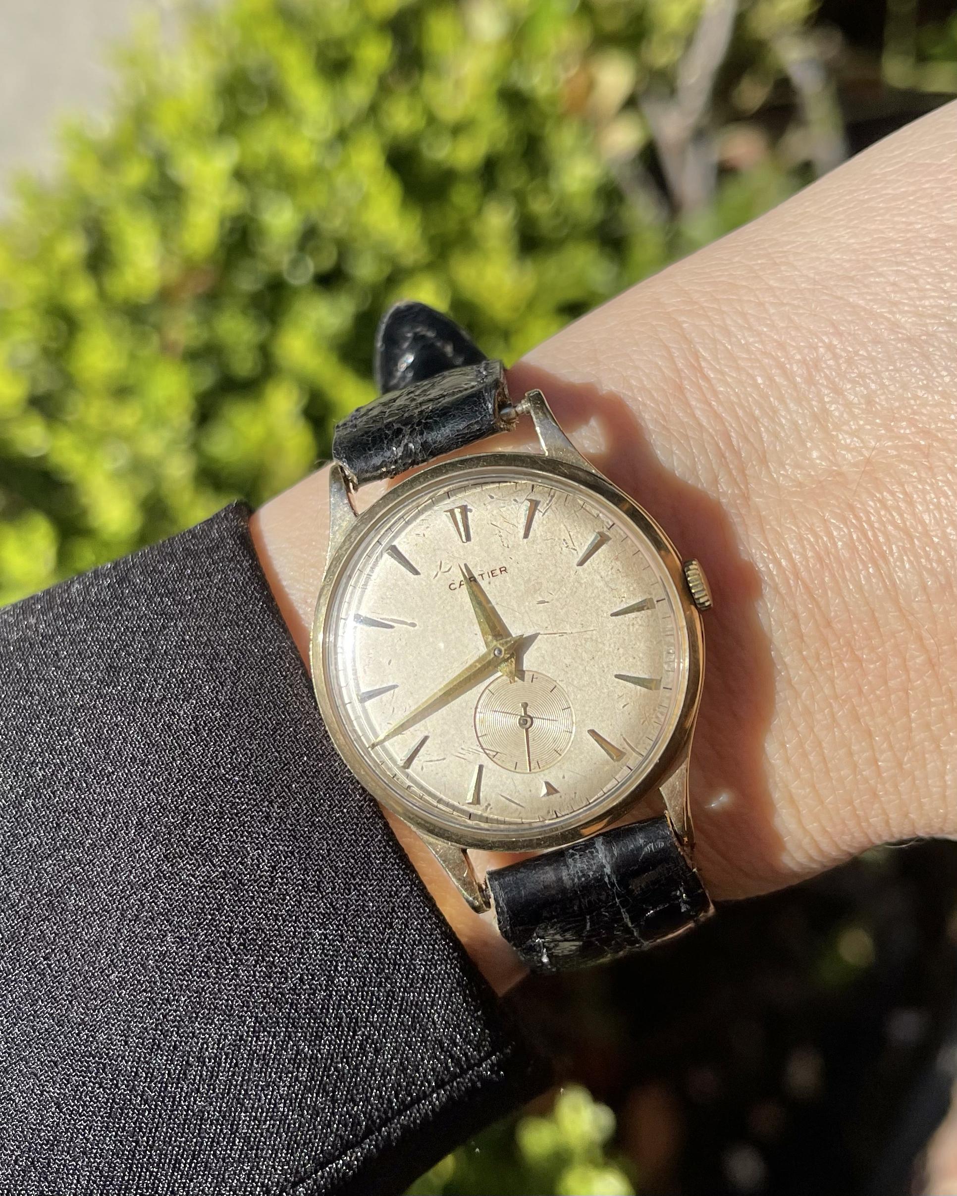 Mid-Century Watch by Cartier