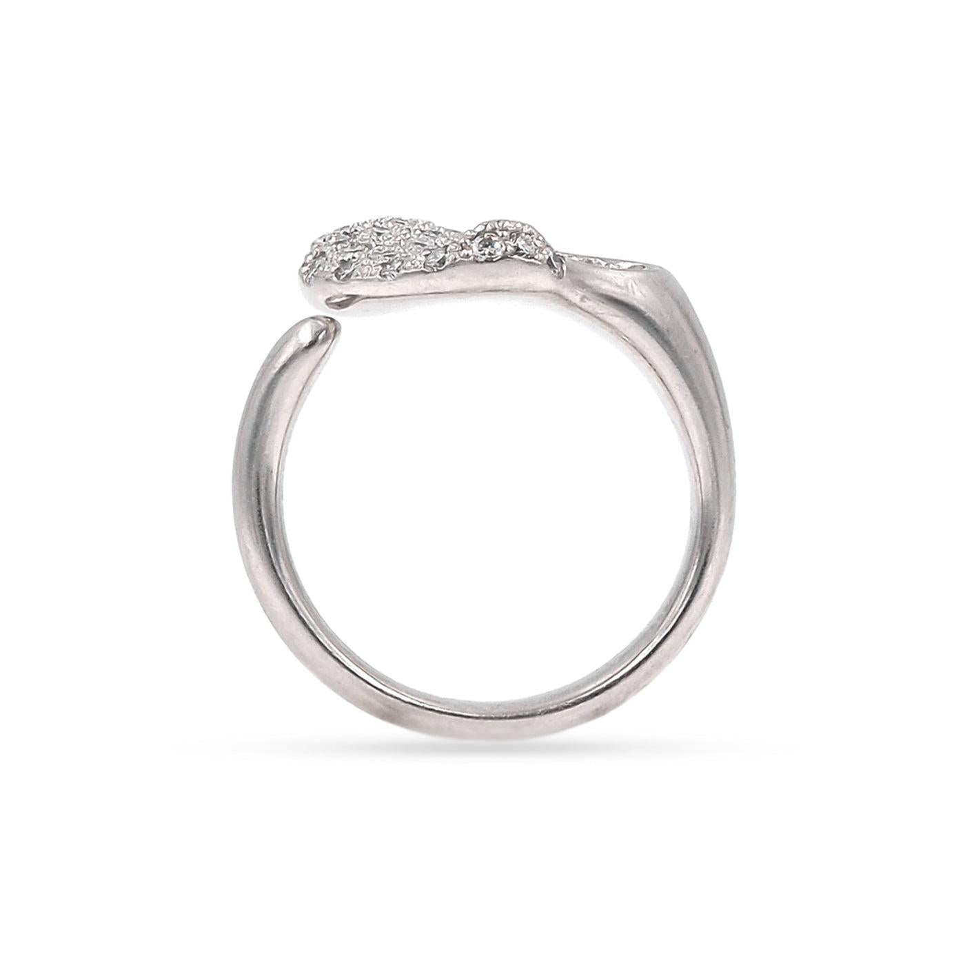 Pavé Diamond Heart Ring By Tiffany & Co.
