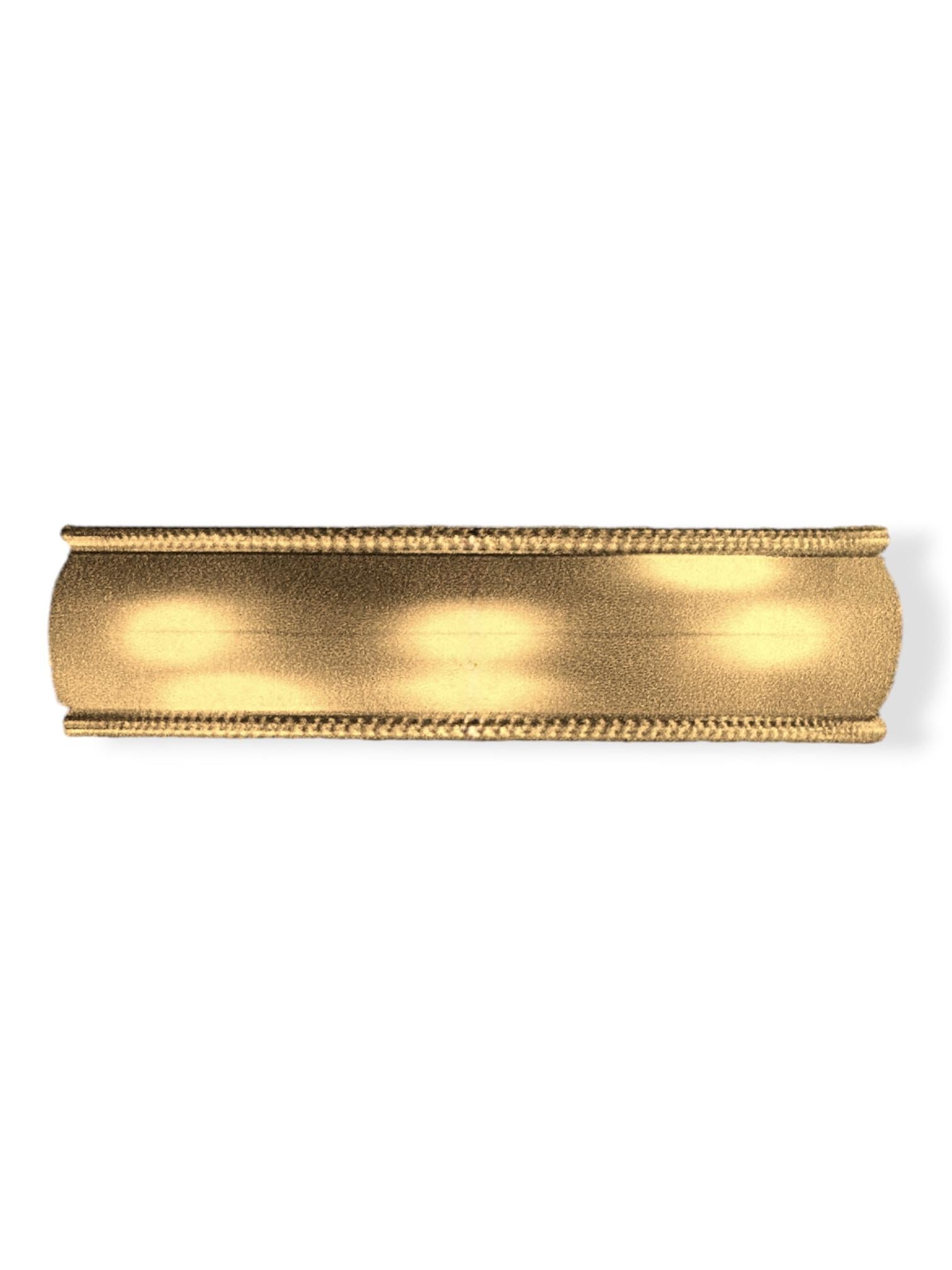 Custom Half Round Band Ring with Milgrain Edge