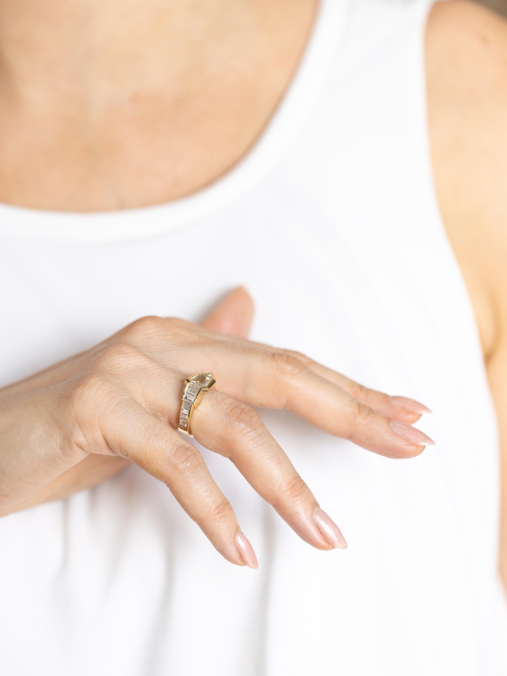 1.53 Ct. Step Cut Diamond ‘Robyn Ring’ from Bespoke by Platt