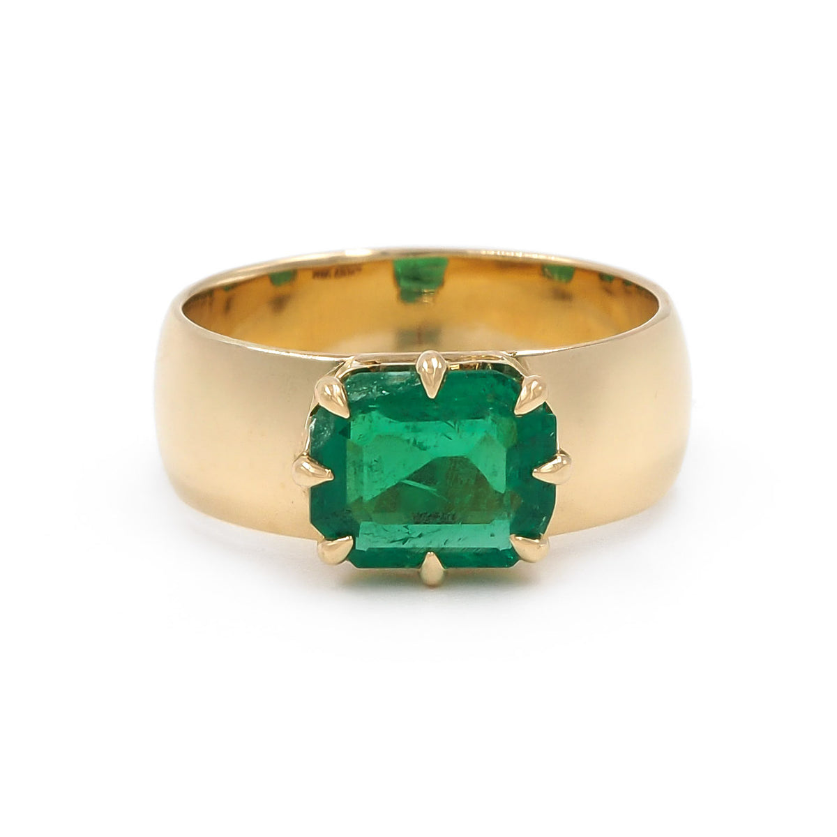 Victorian-Revival 1.58 Ct. Emerald Ring from Bespoke by Platt