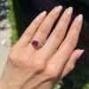 Edwardian 2.09 Carat Burma Ruby Ring