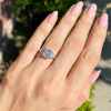 Art Deco 3.02 Carat Emerald Cut Diamond Engagement Ring