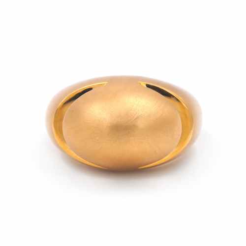Vintage 18k Gold Domed Ring by Bulgari
