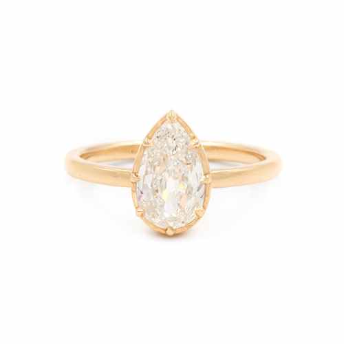 1.14 Ct. Pear Shaped Diamond Solitaire Engagement Ring from Bespoke by Platt