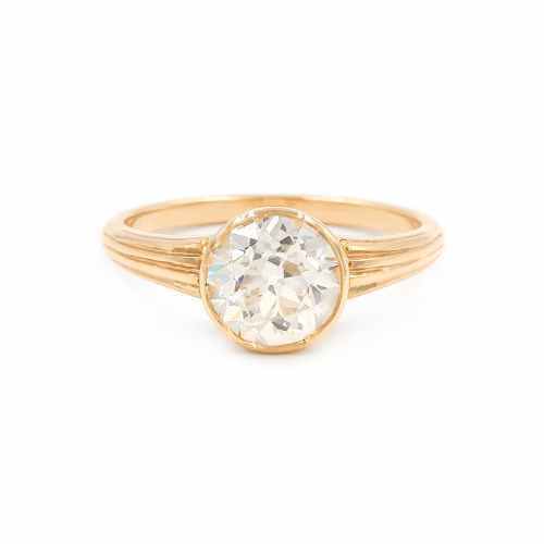 1.55 Ct. Old European Cut Diamond Solitaire Engagement Ring from Bespoke by Platt