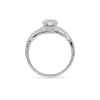 Art Deco 0.75 Carat Transitional Cut Diamond Engagement Ring