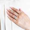 Art Deco 0.75 Carat Transitional Cut Diamond Engagement Ring