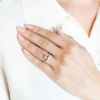 Art Deco 3.02 Carat Emerald Cut Diamond Engagement Ring
