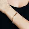 Vintage 1.00 Ctw. Diamond & Curb Link Gold Chain Bracelet by Tiffany & Co.